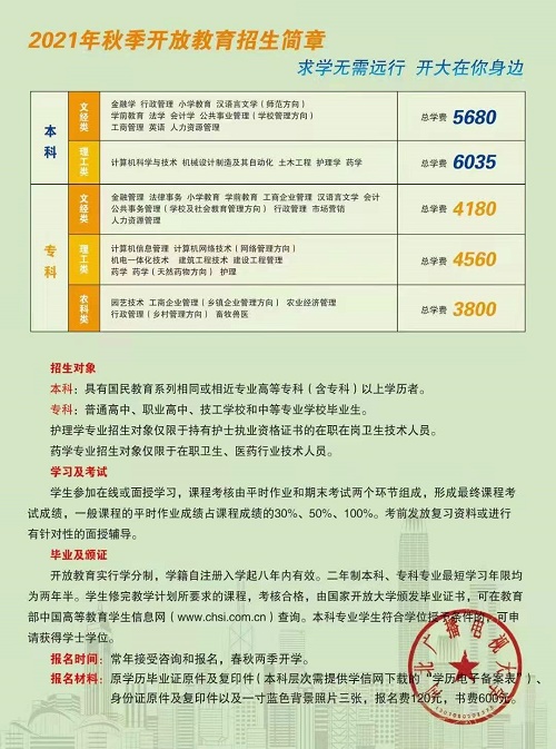  2021年河北開放大學(xué)報名方式